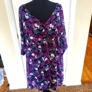 Torrid Skull Shirt Dress
